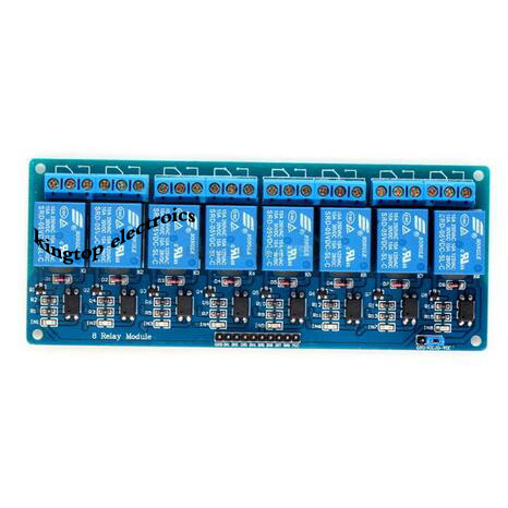 8 Channel Relay Module Board For Arduino Optocoupler Smart Home Switch Max 10A AC 250V