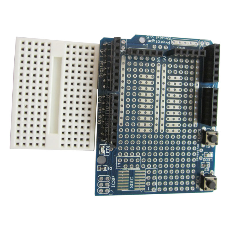  UNO Proto Shield prototype expansion board with SYB-170 mini bread board based For ARDUINO UNO ProtoShield