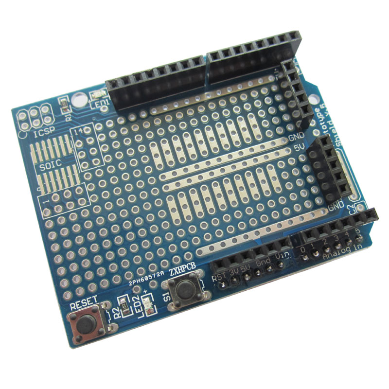  UNO Proto Shield prototype expansion board with SYB-170 mini bread board based For ARDUINO UNO ProtoShield