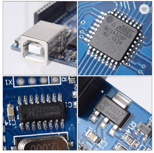 UNO R3 Development Board ATmega328P CH340 CH340G For  UNO R3 With Straight Pin Header