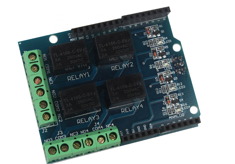 5V Four 4 Channel Relay Shield Module Control ExpansionBoard for arduino Diy Kit