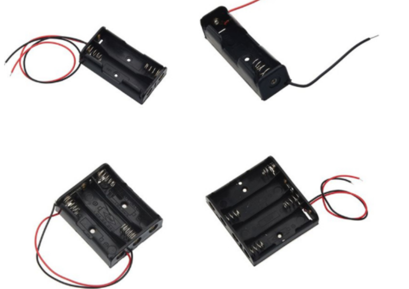 AA Size Power Battery Storage Case Box Holder Leads AA Case Box Holder Leads With 1 slot